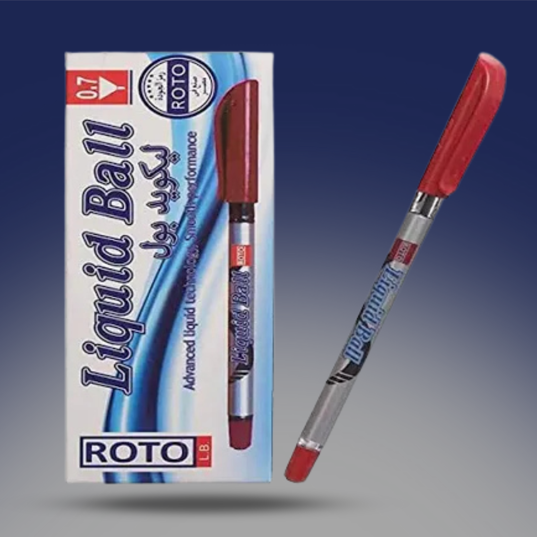 صوره المنتج قلم روتو احمر - عبوة ١٢ قلم 0.7 mm